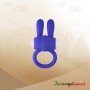 Kingfansion Mini Vibrating Rabbit Cock Ring (Blue) CR-017