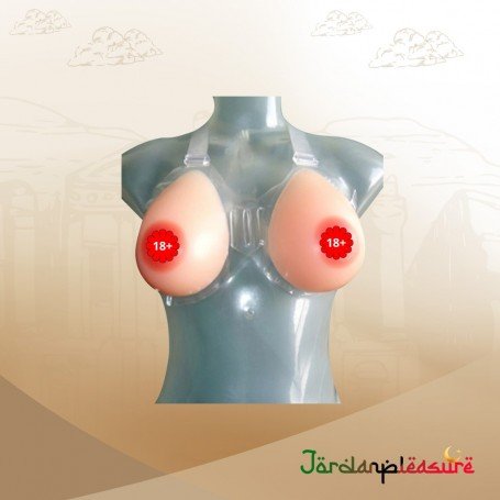 Silicone Breast 550 gms/pair with Transperant Bra SBP-001
