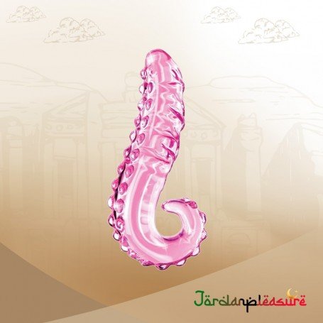 Kiss of Tongue Crystal Glass Dildo Anal Toy GD-002