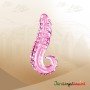 Kiss of Tongue Crystal Glass Dildo Anal Toy GD-002