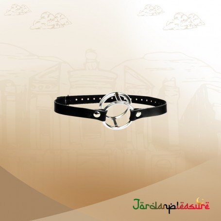 Double Metal Ring Gag for Him & Her BDSM-003