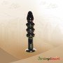 Black Beaded Glass Dildo Sex Toy GD-005