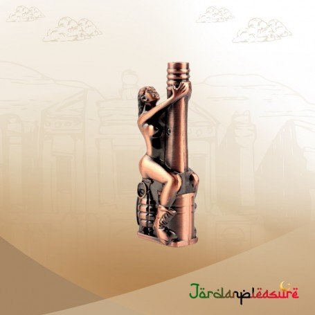 Firedog Women with Grenade Windproof Cigarette Lighter AG-004