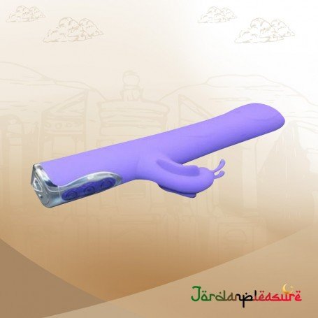 Black T-Transfer Beads Stick Rabbit Vibrator RV-021